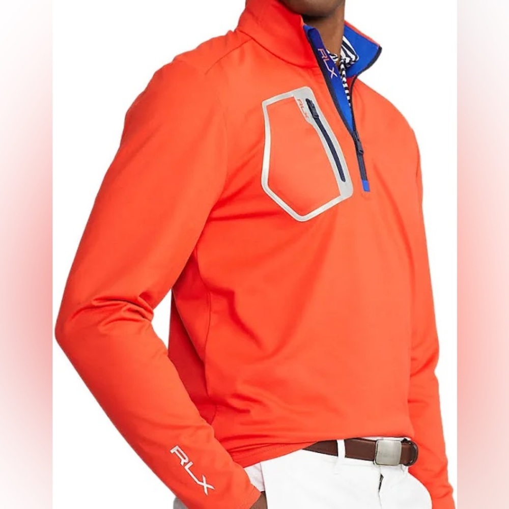 Ralph Lauren men’s quarter zip pullover sweatshirt. Like new, never been worn